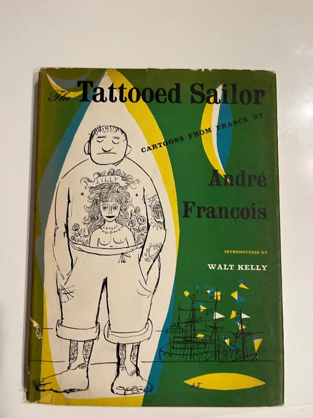 The Tattooed Sailor Book Andre Francois (1953) Possible Signature